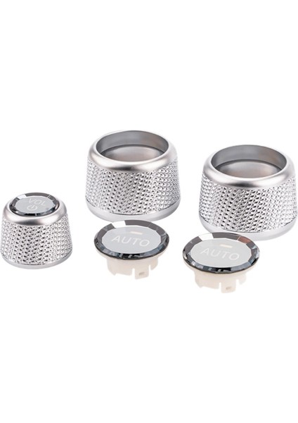 Araç Kristal Klima Düğmeleri Anahtar Kapak Trim For-Bmw 5 6 7 Serisi GT/F11/X5/F15/X6/F16/F10/F18/F12/F13/F01/F02 (Yurt Dışından)