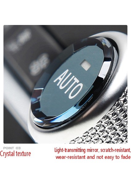 Araç Kristal Klima Düğmeleri Anahtar Kapak Trim For-Bmw 5 6 7 Serisi GT/F11/X5/F15/X6/F16/F10/F18/F12/F13/F01/F02 (Yurt Dışından) indirimleri