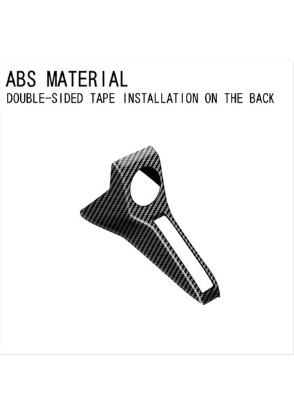 Araba Merkezi Konsol Modeli Toyota Için Sürücü Modeli Düğme Trim Çerçevesi Sticker Prado LC250 2024 Rhd Karbon Fiber (Yurt Dışından) fırsatları