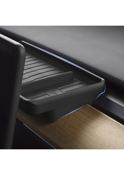 Tesla Model 3 Y Merkez Konsol Organizatörü Ekran Sac Sheap Box Box Pano Gizli Tepsi Iç Aksesuarları Gri (Yurt Dışından) indirimleri