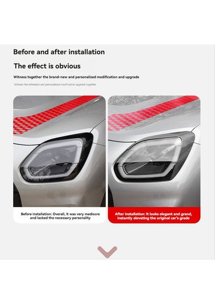 Araba Far Çerçeve Dekorasyon Stil Kafa Işık Kapağı Kaşları Mini Jcw Counterman U25 Aksesuarları (Yurt Dışından) modelleri