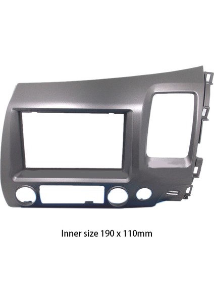 Honda Civic Için 2006-2011 Stereo Radyo Çift 2 Din Dash Kit Fasya Dash Panel Trim-Rhd (Yurt Dışından) indirimleri