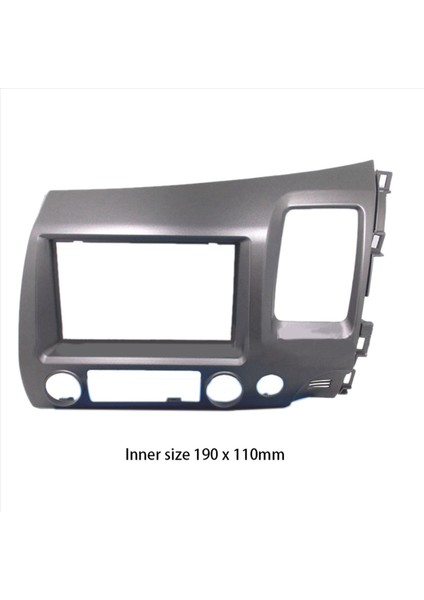 Honda Civic Için 2x 2006-2011 Stereo Radyo Çift 2 Din Dash Kit Fasya Dash Panel Trim-Rhd (Yurt Dışından) indirimleri
