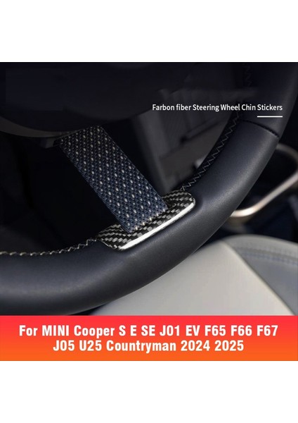 Bmw Mini Için Karbon Fiber Araba Direksiyon Simi Cooper S Countryman U25 F65 F66 F67 J01 Ev J05 2024 2025 (Yurt Dışından) fiyatları