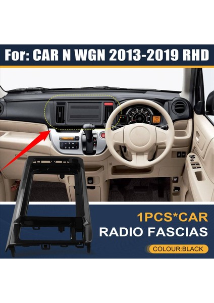 Araba Gps Navigasyon Stereo Honda N Wgn 2013-2019 Rhd Radyo Fasya Panel Çerçevesi 2 Dın 9 Inç Dash Başlık Ekranında (Yurt Dışından) fırsatları
