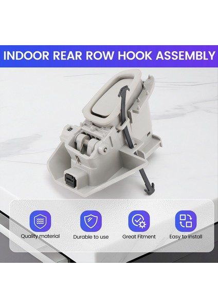 Tesla Model 3 2017-2023 Coat Hook Sol 1099161 Için Araba Kapalı Arka Sıra Kanca Montajı (Yurt Dışından) modelleri