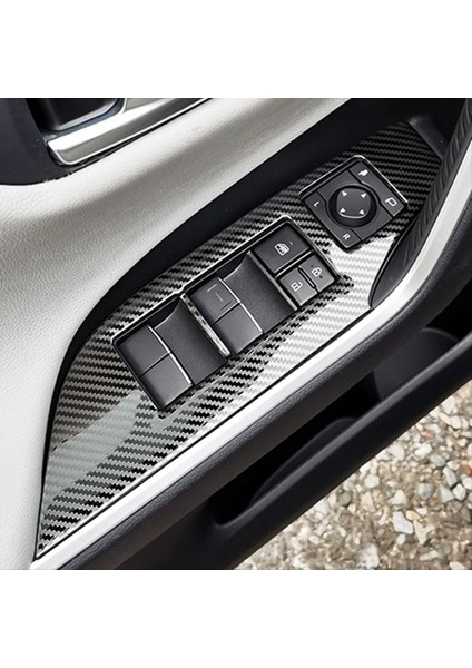 Toyota Rav4 Için 2019-2023 Rav 4 XA50 Hibrit Pencere Asansör Anahtarı Panel Dekoratif Kapak Çıkartması (Yurt Dışından) modelleri