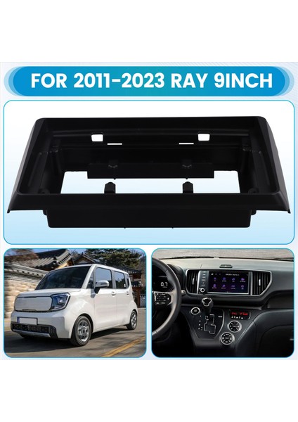 9 Inç Araba Çerçevesi Fasya Navigasyon Çerçevesi Adaptörü Android Radyo Çizgi Montaj Paneli Kiti Kia Ray 2011-2023 (Yurt Dışından) fırsatları