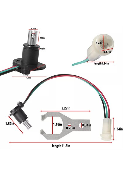 873531 22314183 Potansiyometre Trim &amp Tilt Gönderen Sensör Kiti Volvo Penta 290 Sterndrives Ad/dp/sx/ef/by/lk/kad/tamd (Yurt Dışından) modelleri