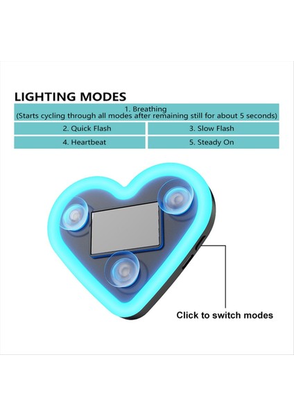 Araba LED Ortam Işığı Aşk Kalp Güneş Araç Neon Üçgen Veya Arka Pencere Mavi Işık (Yurt Dışından) indirimleri