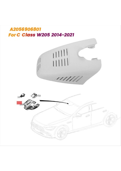 Araba Iç C-Pillar N/s Cover A2056906801 Için Mercedes Benz C Sınıfı W205 2014-2021 Gri (Yurt Dışından) fiyatları
