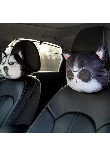 Sevimli Kedi Araba Başlık Araba Boyun Yastığı Yenilik Kafaları Yastık Iç Araba Aksesuarları Destek (Yurt Dışından) modelleri