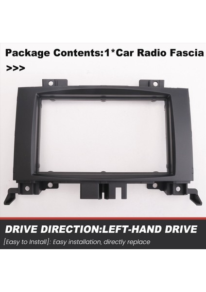Araba Radyosu Stereo Android Mp5 Oyuncu Kasası Çerçevesi 2 Din Fasya Mercedes Benz Sprinter 2006-2012 Vw Crafter 06-16 Lhd (Yurt Dışından) fırsatları
