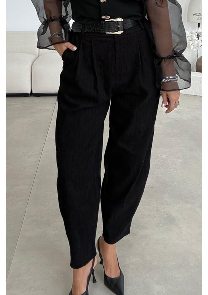 Siyah Fitilli Pantolon fiyatları