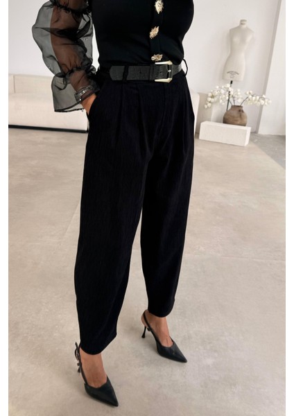 Siyah Fitilli Pantolon indirimleri