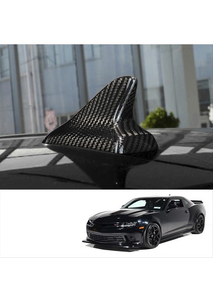 Chevrolet Camaro Için Araba Köpekbalığı Fin Karbon Fiber Çatı Anten Anten Anten Kapak Trim 2010-2015 (Yurt Dışından) fırsatları