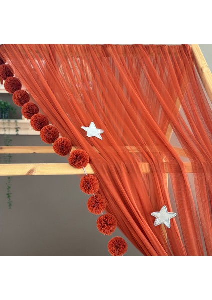 Tarçın Çift Perdeli Montessori Yatak Cibinliği Montessori indirimleri