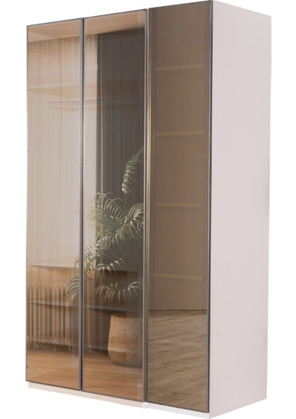 Tress 3 Cam Kapaklı Dolap & Gardırop