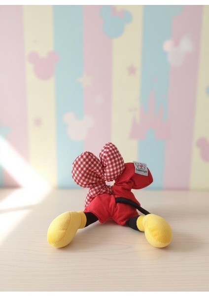 Mickey Topuz Tokası Çizgili Kırmızı