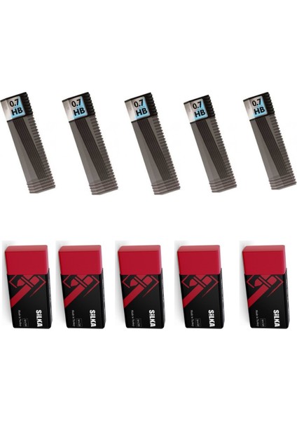 Tombow 0.7 Uç 5 Adet Silka Sınav Silgisi 5 Adet