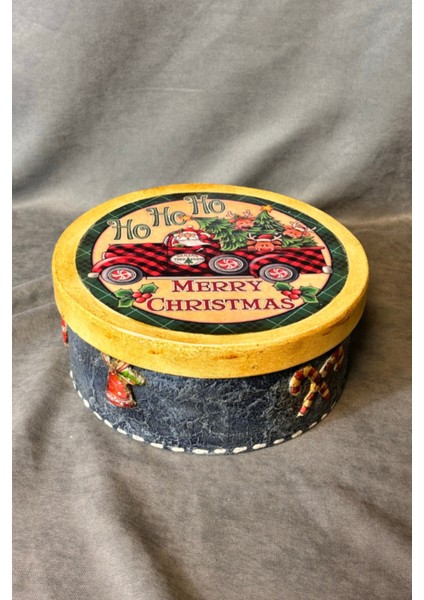 El Yapımı Ahşap Hediye Kutusu, Noel Baba Biblo, Ahşap Supla ve Kupa Dekoru fırsatları