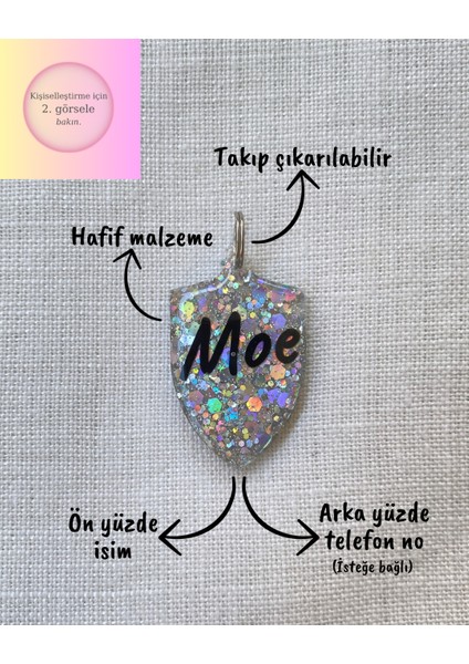 Kalkan Şeklinde Kedi/ Küçük- Orta Irk Köpek- Isimliği/ Künyesi