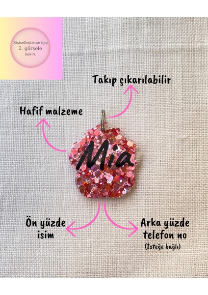 Pati Şeklinde Kedi/ Küçük- Orta Irk Köpek- Isimliği/ Künyesi