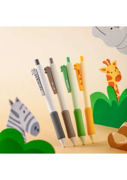 Mavi Mürekkepli Safari Jel Kalem 4'lü fiyatları