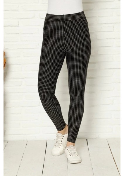 Penye Likralı Tayt Siyah