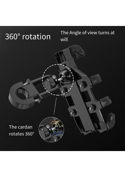 Motosiklet Bisiklet Montajı Için Ahtapot Telefon Tutucu Braketi 360 ° Ayarlanabilir Telefon Navigasyon Tutucu Gidon Mobil Tamirci (Yurt Dışından) fırsatları