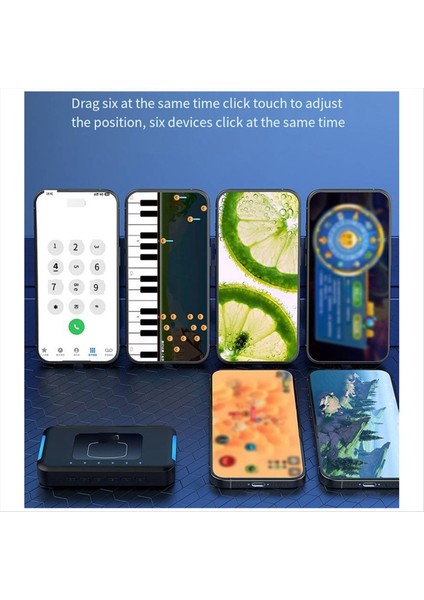 Yeni Yükseltilmiş Kablosuz Tıkırtı Cep Telefonu Ekranı Otomatik Tıkır Sessiz Fiziksel Tıkırma Kompakt ve Taşınabilir A (Yurt Dışından) modelleri