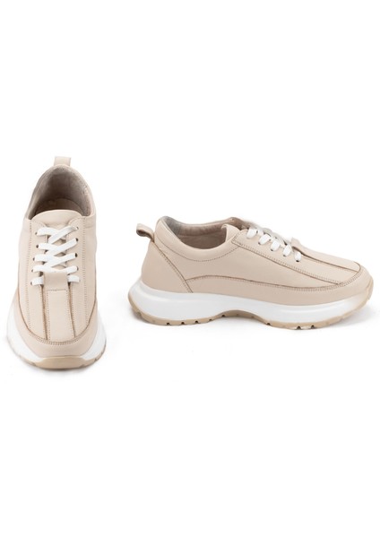 Kadın Hakiki Deri Anatomik Hafif Spor Yürüyüş Ayakkabısı Sneaker fırsatları