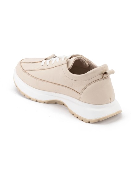 Kadın Hakiki Deri Anatomik Hafif Spor Yürüyüş Ayakkabısı Sneaker