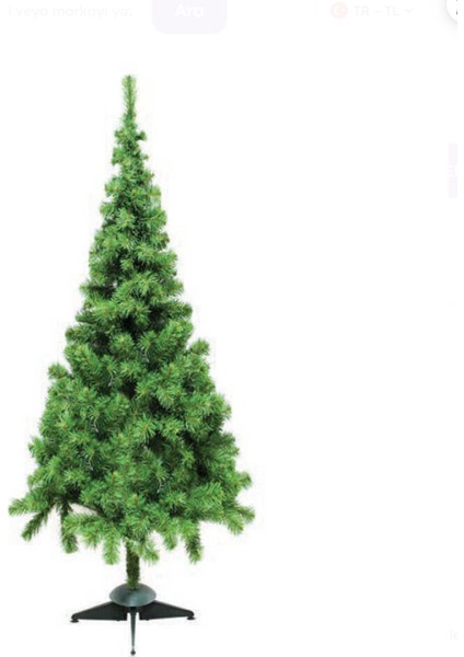 Yılbaşı Çam Ağacı 150 cm 258 Dal ( Yerli Üretim )