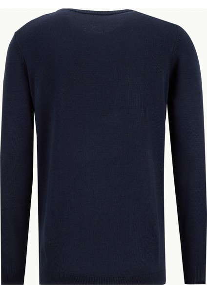 Bisiklet Yaka Standart Lacivert - Gri Erkek Kazak ACE049261524_LAG fiyatları