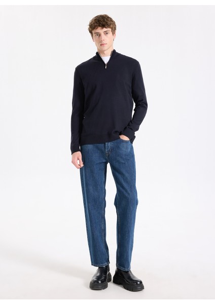 Bato Yaka Basic Düz Lacivert Erkek Kazak MML5WM-KZK9530 fiyatları