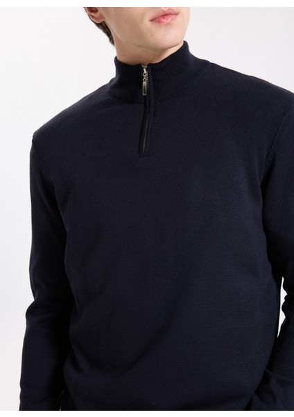 Bato Yaka Basic Düz Lacivert Erkek Kazak MML5WM-KZK9530 fırsatları