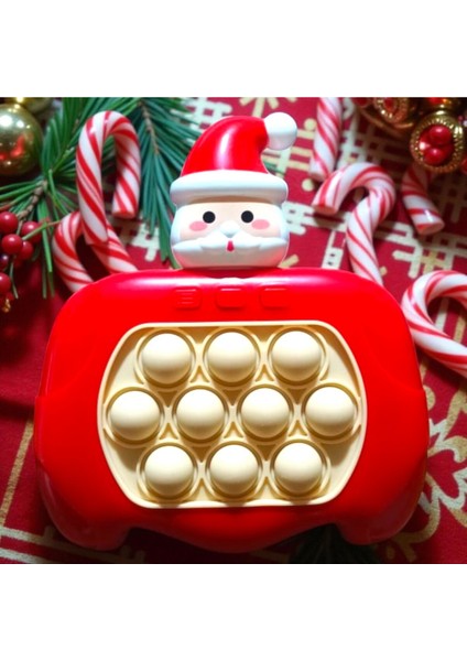 Sesli Işıklı 2'li Popit Seti, Noel Baba ve Kardan Adam, Yılbaşı Hediyesi