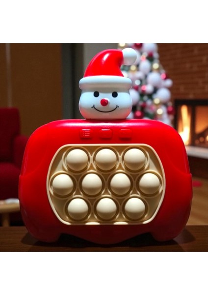 Sesli Işıklı 2'li Popit Seti, Noel Baba ve Kardan Adam, Yılbaşı Hediyesi