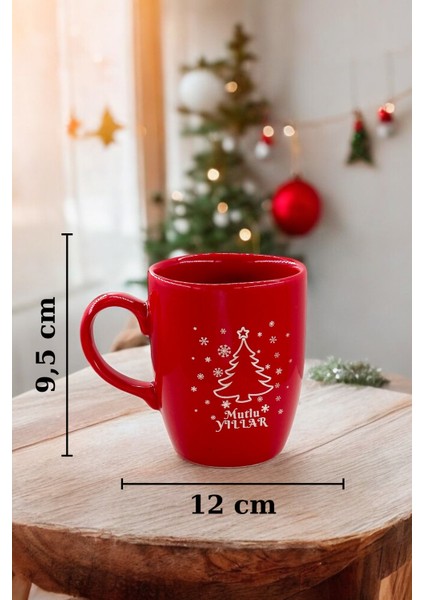 Yılbaşı Temalı Kahve Kupa ve Fenerli Hediye Seti, Neşeli Anlar Için