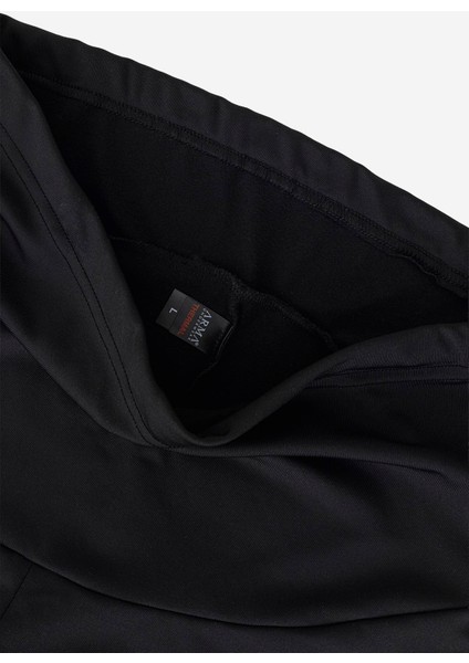 Termal Şardonlu Sıcak Tutan Esnek Beli Ayarlanabilir Kışlık Hamile Tayt Siyah