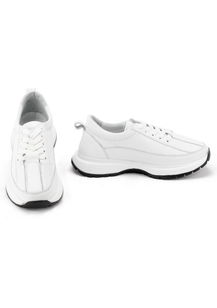 Kadın Hakiki Deri Anatomik Hafif Spor Yürüyüş Ayakkabısı Sneaker fırsatları