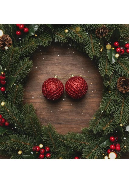 Yılbaşı Ağaç Süs Seti 36'lı, Parlak ve Renkli Dekorasyon Malzemeleri indirimleri