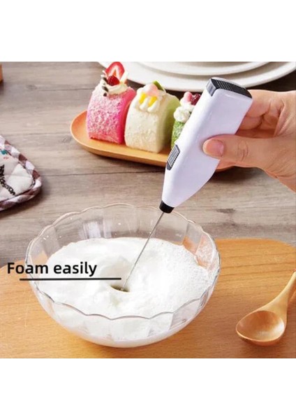 Elde Taşınabilir Paslanmaz Çelik Elektrikli Yumurta Çırpıcı Süt Çay Kahve Blender Taşınabilir Pişirme Mini Süt Köpürtücü (Yurt Dışından) modelleri