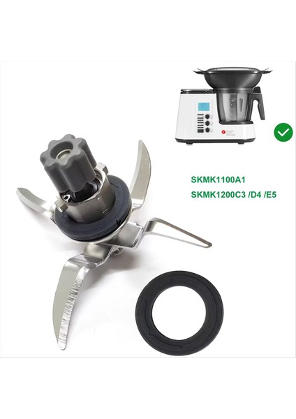 Monsieur Cuisine Edition Plus SKMK1200 C3/d4/e5 SKMK1100A1 Miks Bıçağı Mutfak Robotu Aksesuarları Için Blender Bıçağı (Yurt Dışından) fiyatları