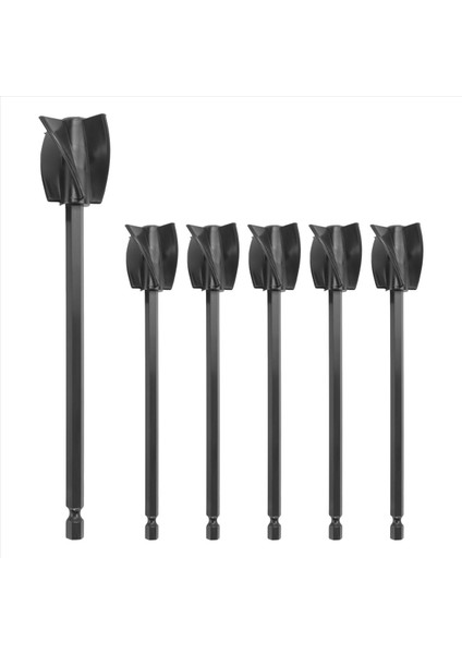 Reçine Karıştırıcı Kürekler, Matkap Için Epoksi Karıştırıcı Ataşmanı, Yeniden Kullanılabilir Boya Karıştırıcı Matkap Ataşmanı (6 Adet) (Yurt Dışından)