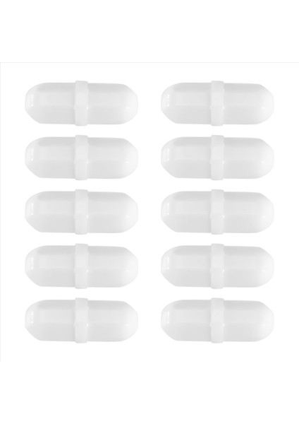 10 Adet 20MM/0.8 Inç Manyetik Karıştırıcı Mikser Karıştırma Çubuğu Laboratuvar Çubuğu Karıştırma Plakası Çubuğu (Yurt Dışından)