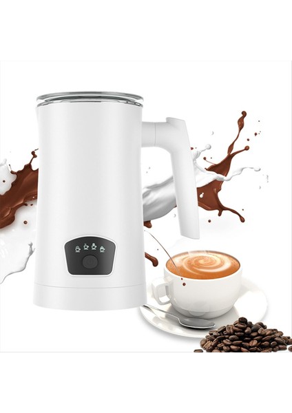 Süt Köpürtücü 4'ü 1 Arada Elektrikli Buharlı Pişirici Tam Otomatik Süt Köpürtücü Köpük Makinesi Kahve Sıcak Çikolata Au Fişi (Yurt Dışından) modelleri