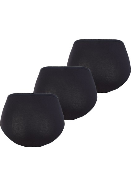 Kadın Külot 3'lü Paket Essential 1577 - Siyah fiyatları