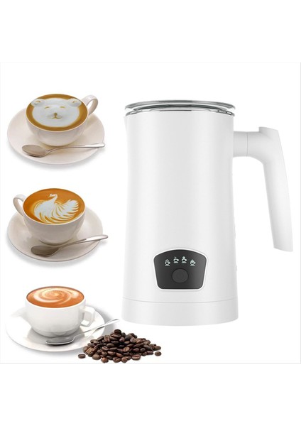 Süt Köpürtücü 4'ü 1 Arada Elektrikli Buharlı Pişirici Tam Otomatik Süt Köpürtücü Köpük Makinesi Kahve Sıcak Çikolata Au Fişi (Yurt Dışından) fırsatları